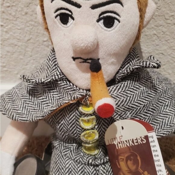 Little Thinker Arthur Conan Doyle SHERLOCK HOLMES plush - Picture 4 of 7